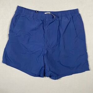 Columbia PFG‎ Performance Fishing Gear Shorts Mens Large Blue Mesh Lined XM4459